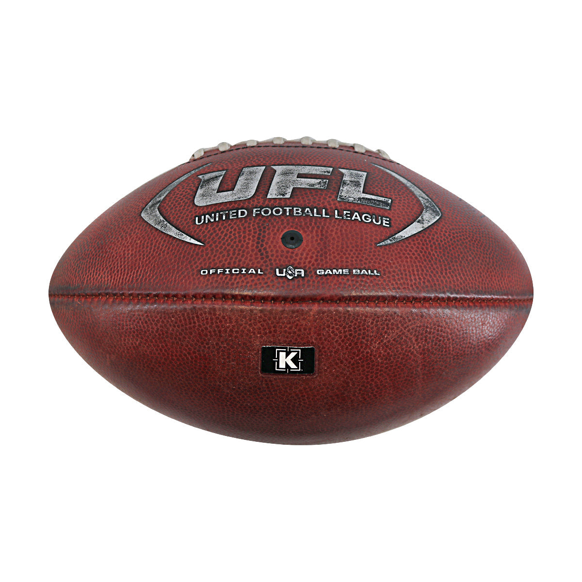 UFL San Antonio Brahmas at Arlington Renegades March 29 2025 Season Opening Game Kickoff Ball In Brown - Side View