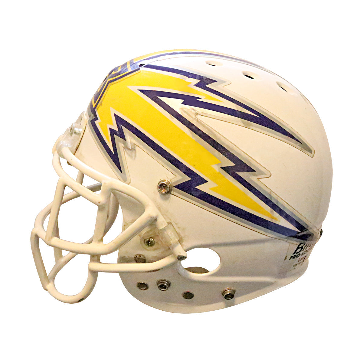 Birmingham Thunderbolts 2001 XFL Game Used Helmet