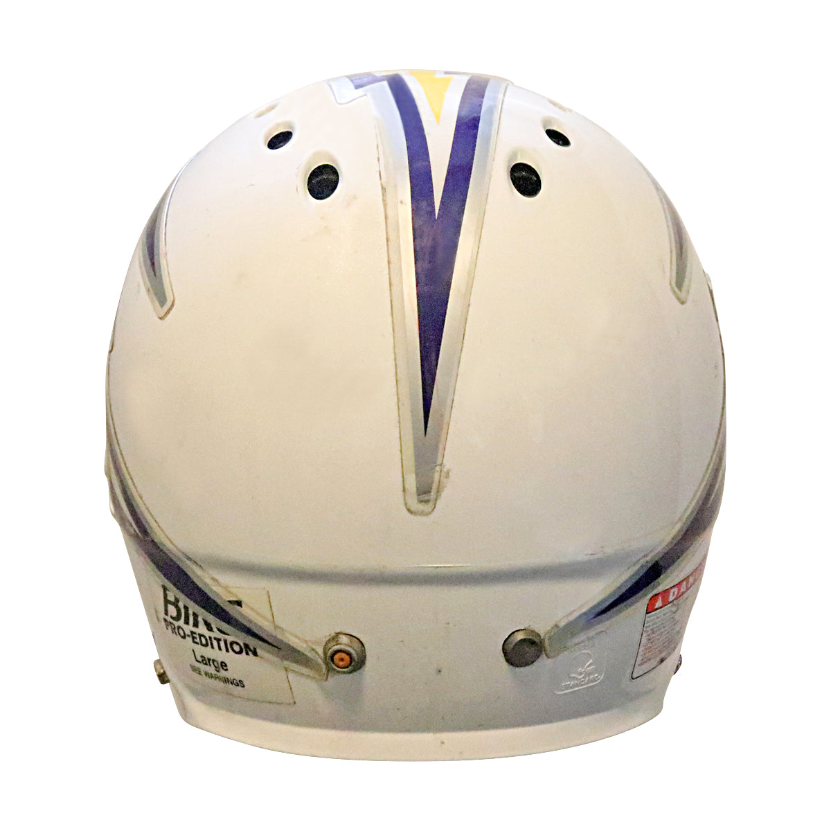 Birmingham Thunderbolts 2001 XFL Game Used Helmet