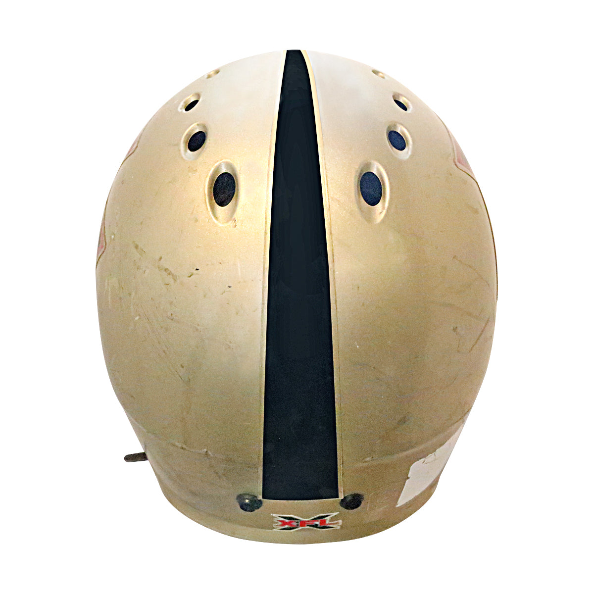 Angel Rubio Las Vegas Outlaws 2001 XFL Game Used Helmet