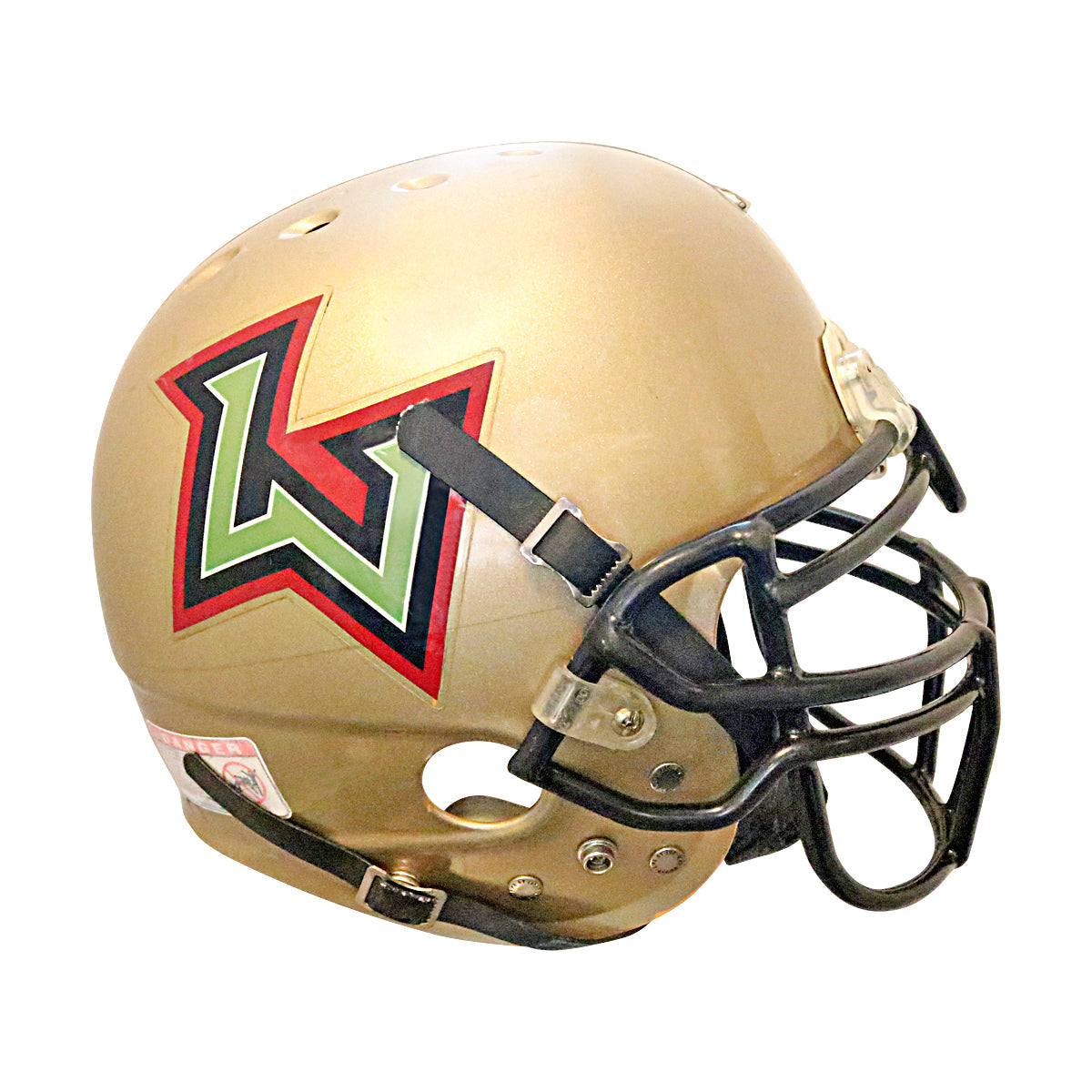 Chris Bayne Las Vegas Outlaws 2001 XFL Game Used Helmet