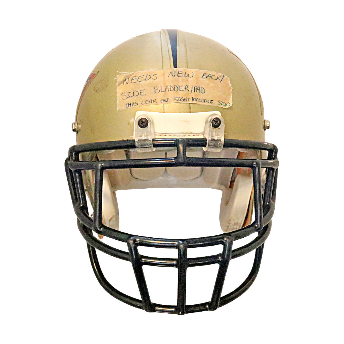 Jason Kaiser Las Vegas Outlaws 2001 XFL Game Used Helmet