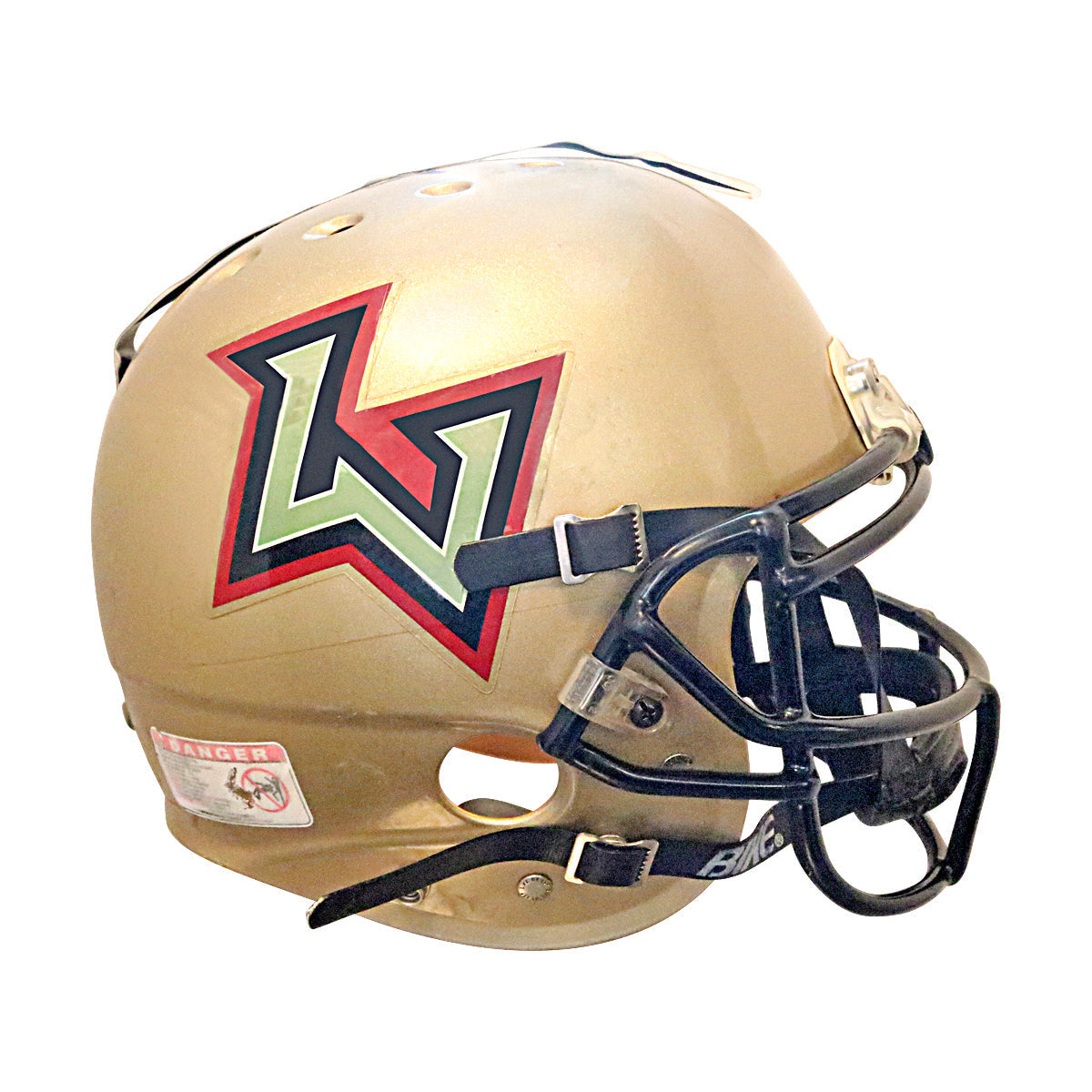 Jim Ballard Las Vegas Outlaws 2001 XFL Game Used Helmet