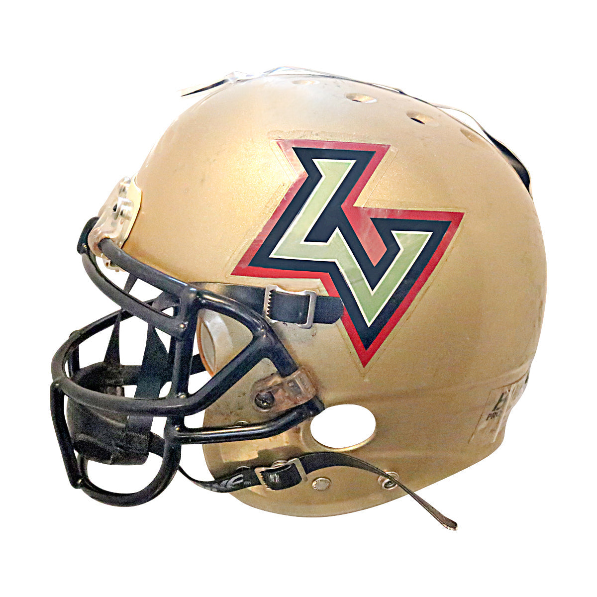 Jim Ballard Las Vegas Outlaws 2001 XFL Game Used Helmet