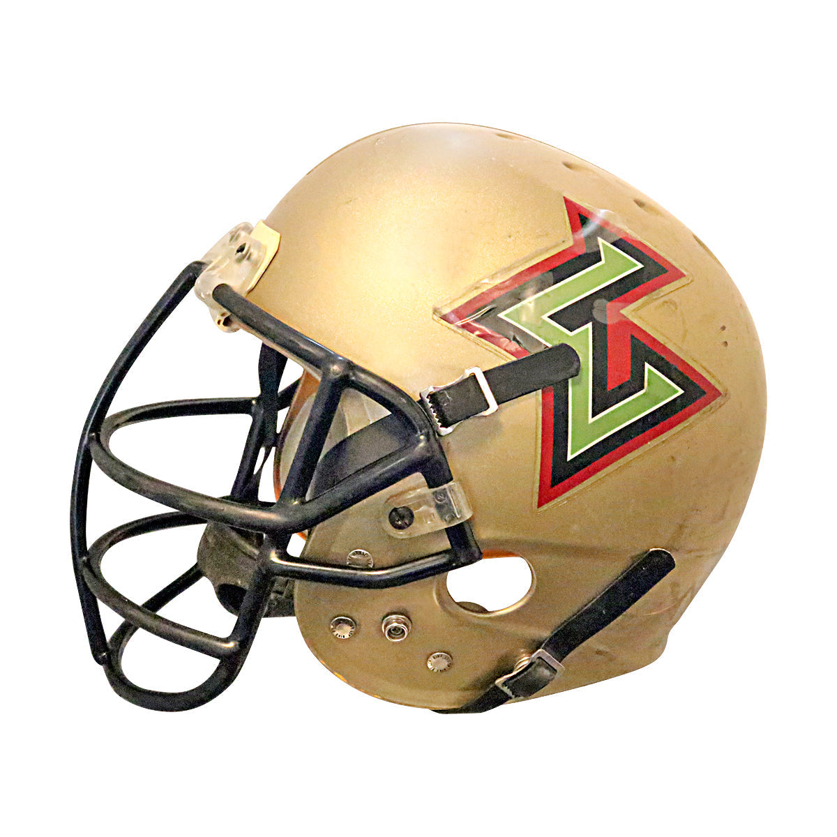 Ty Parten Las Vegas Outlaws 2001 XFL Game Used Helmet
