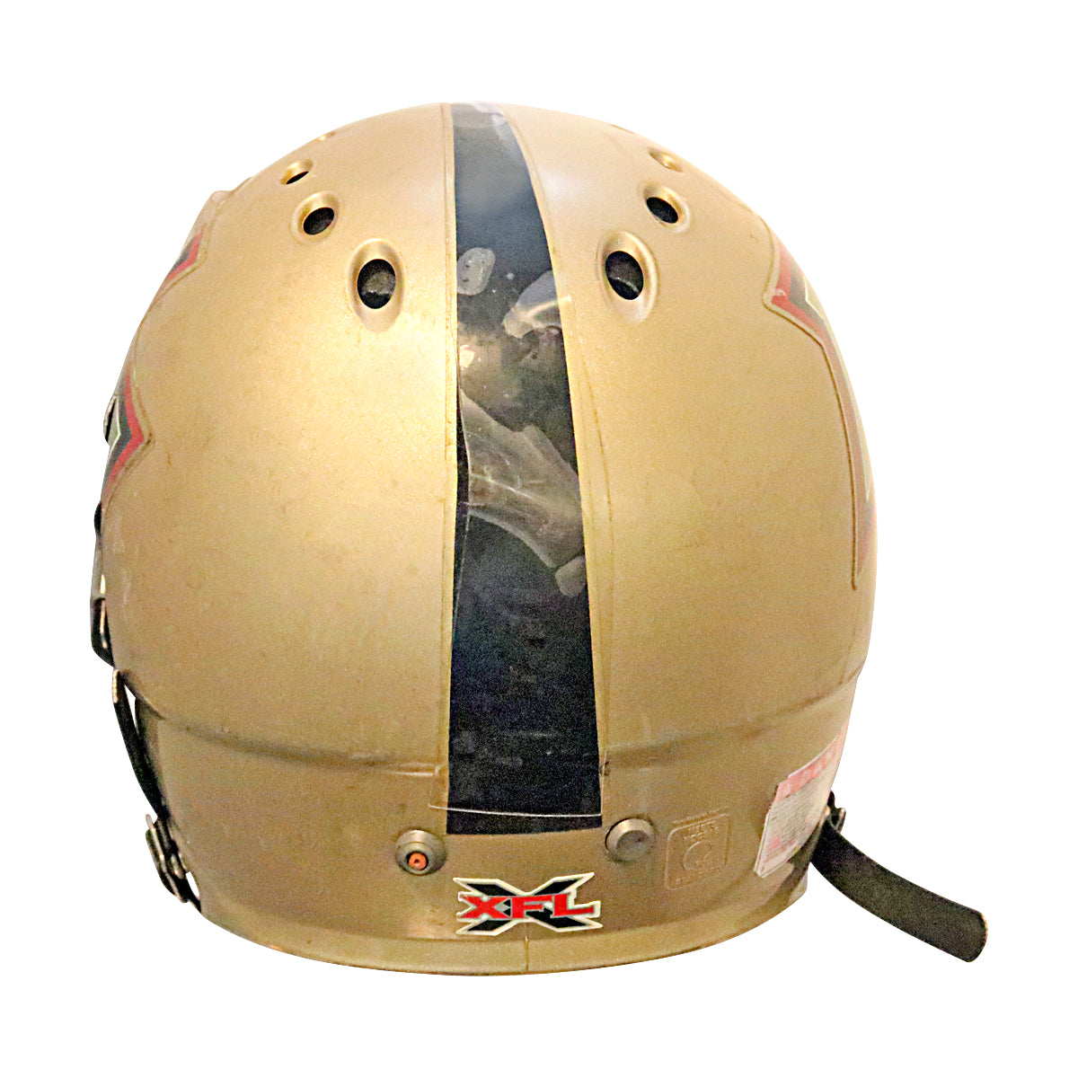 Ty Parten Las Vegas Outlaws 2001 XFL Game Used Helmet