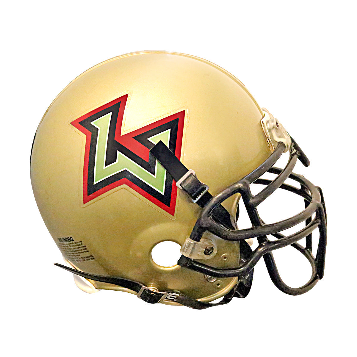 Jamel Williams Las Vegas Outlaws 2001 XFL Game Used Helmet