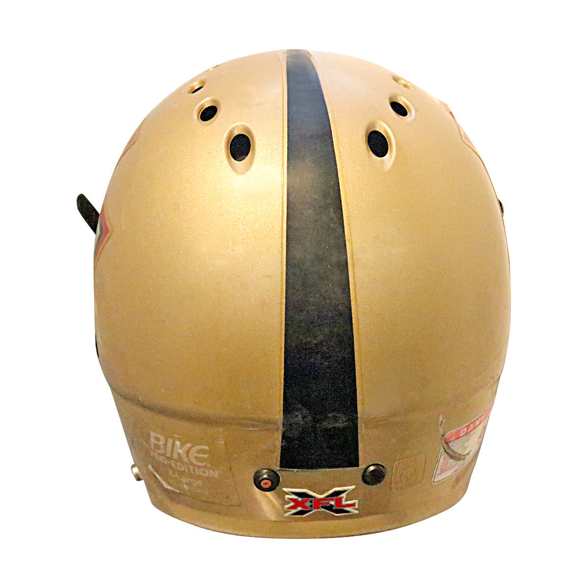 Tony Berti Las Vegas Outlaws 2001 XFL Game Used Helmet