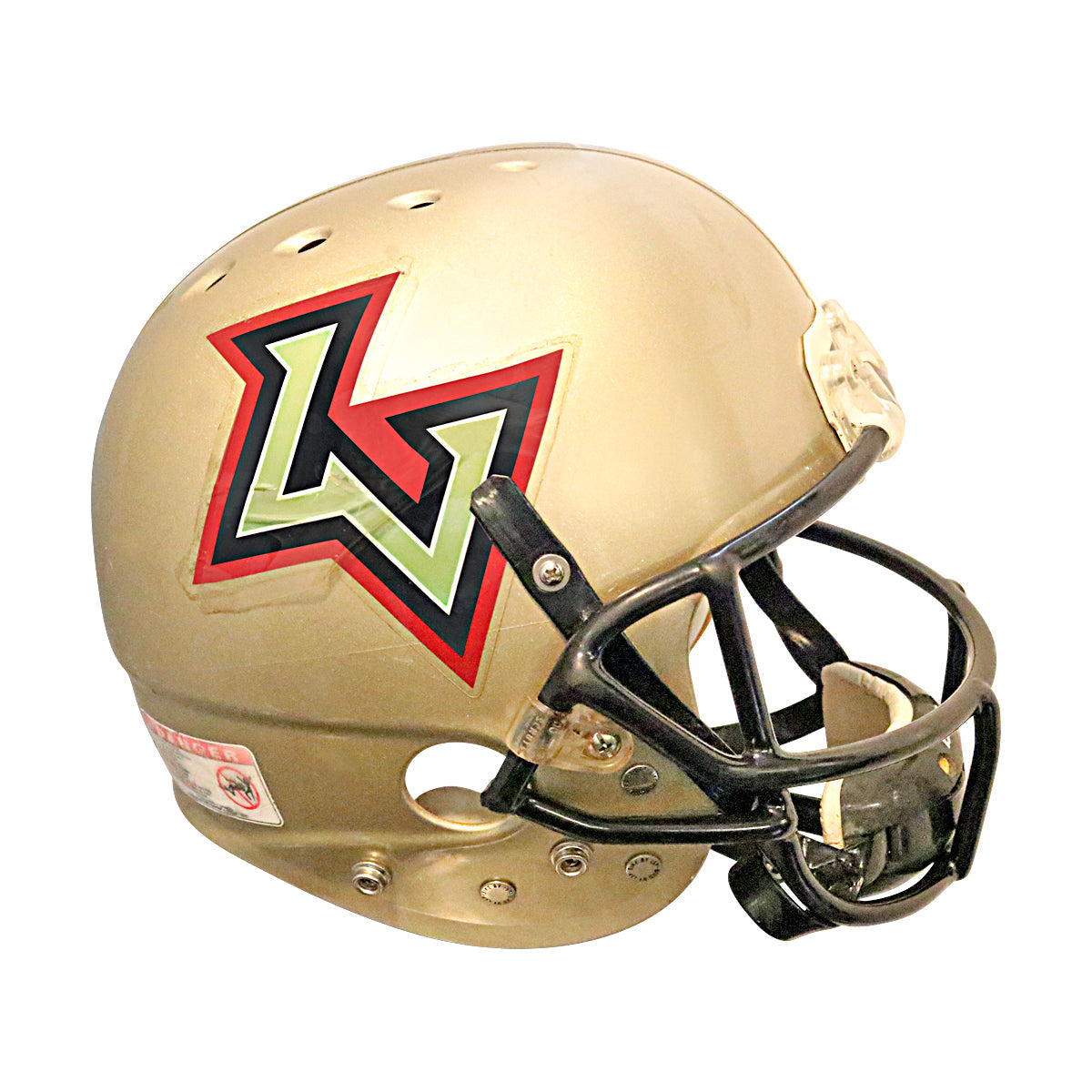 Eric Guliford Las Vegas Outlaws 2001 XFL Game Used Helmet