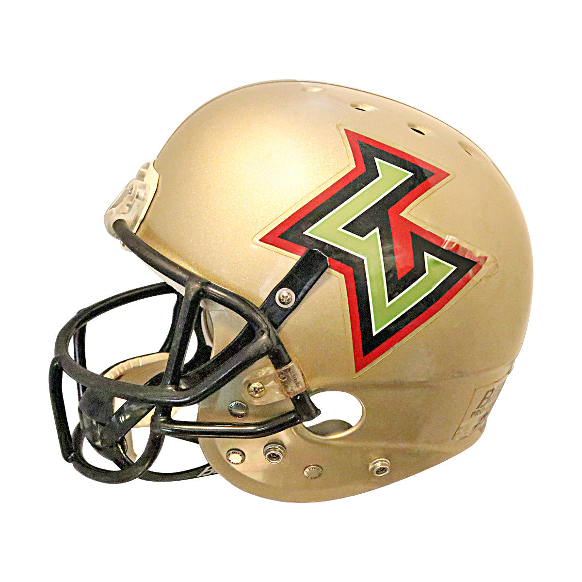 Eric Guliford Las Vegas Outlaws 2001 XFL Game Used Helmet