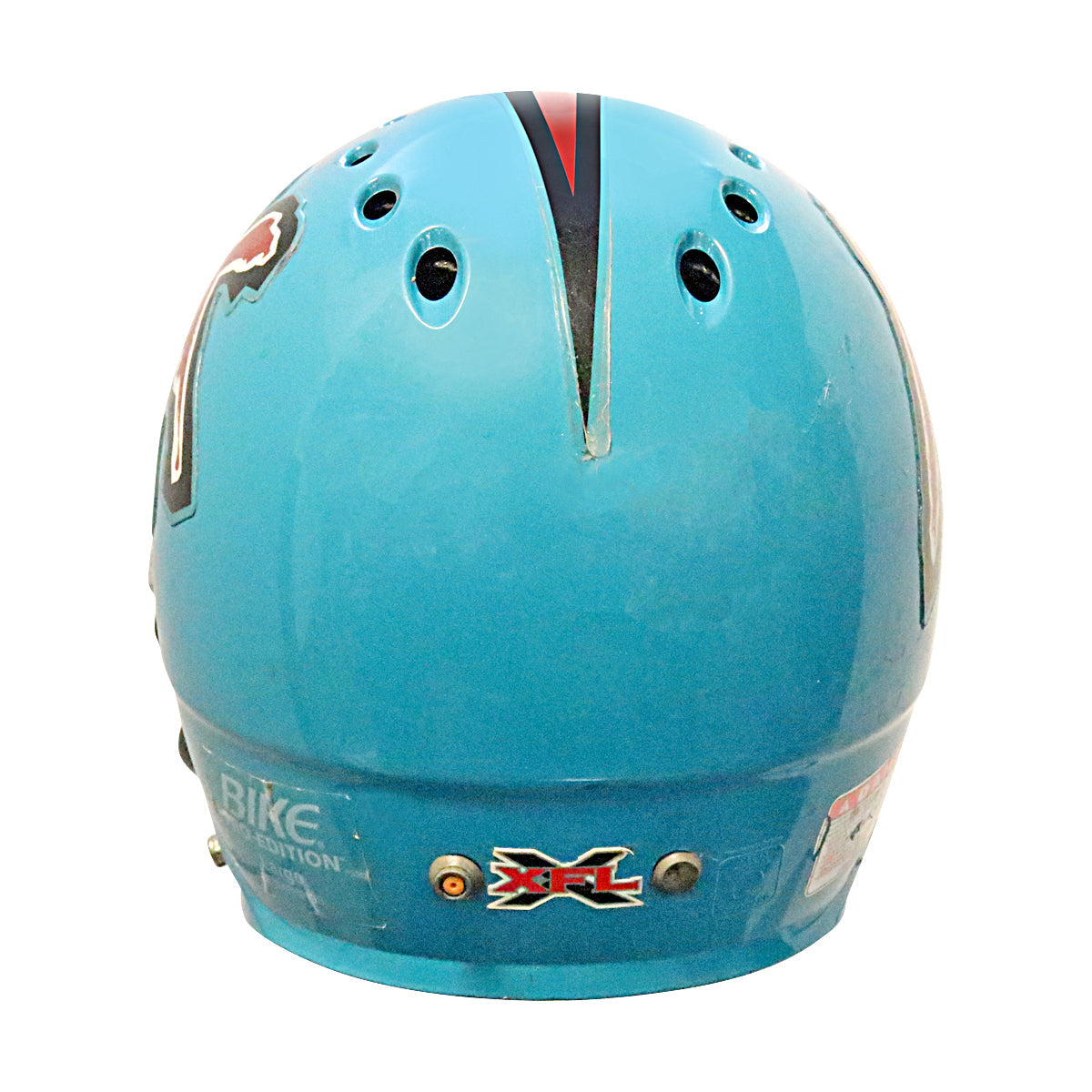 M. Thomas Memphis Maniax 2001 XFL Game Used Helmet
