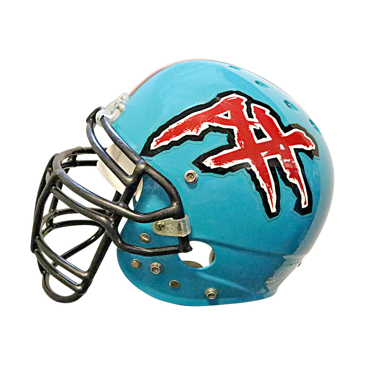 Memphis Maniax 2001 XFL Game Used Helmet