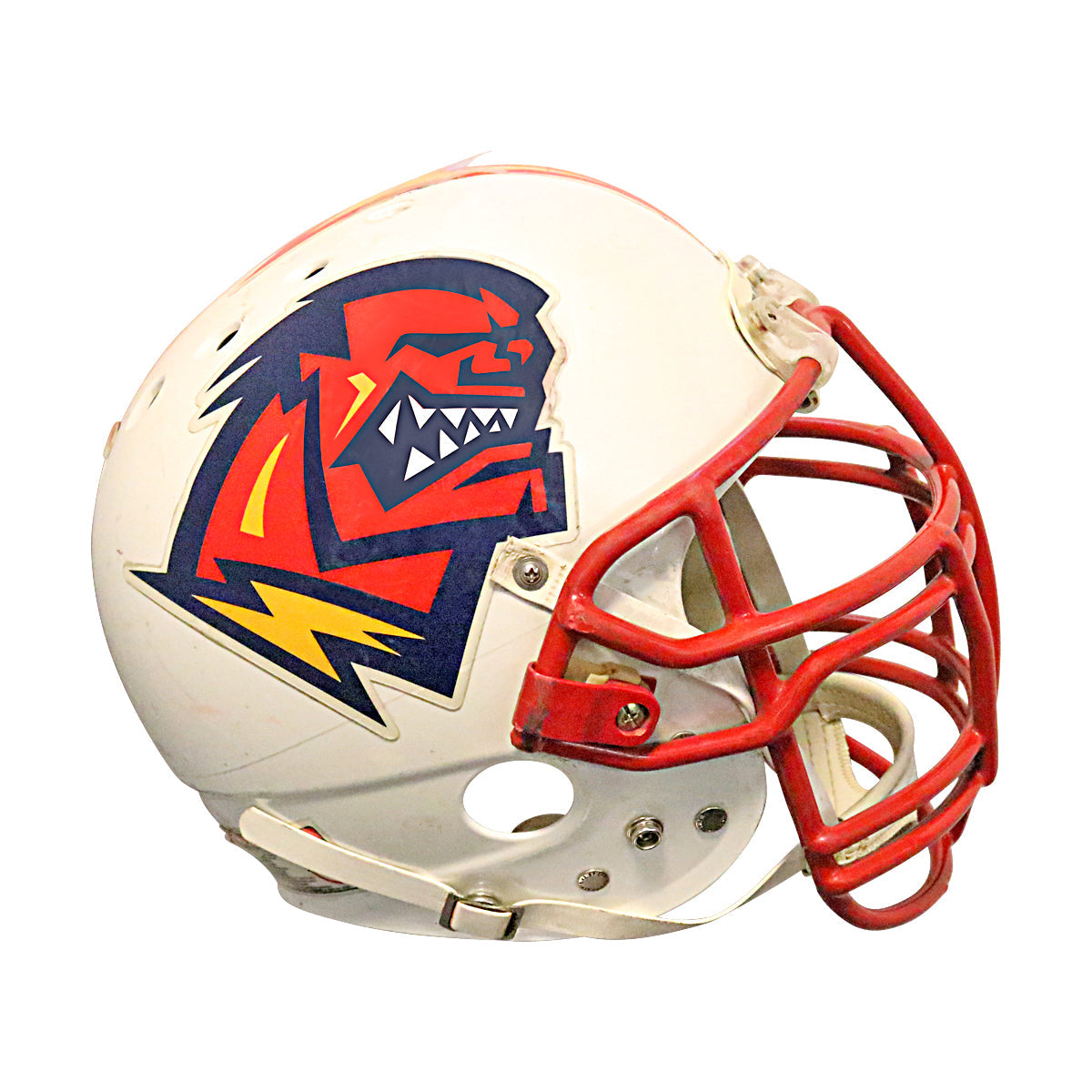Jeff Miller Orlando Rage 2001 XFL Game Used Helmet