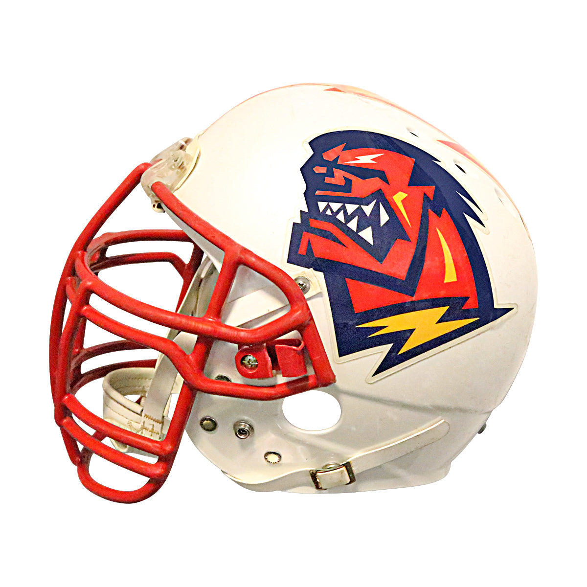 Jeff Miller Orlando Rage 2001 XFL Game Used Helmet