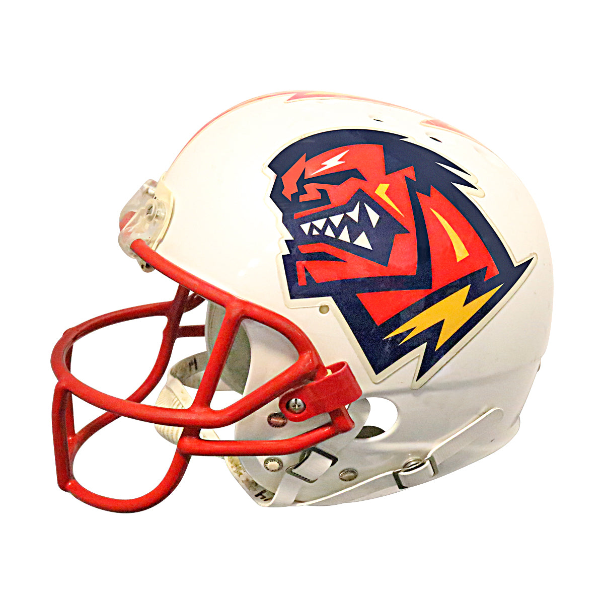 Brian Kuklick Orlando Rage 2001 XFL Game Used Helmet