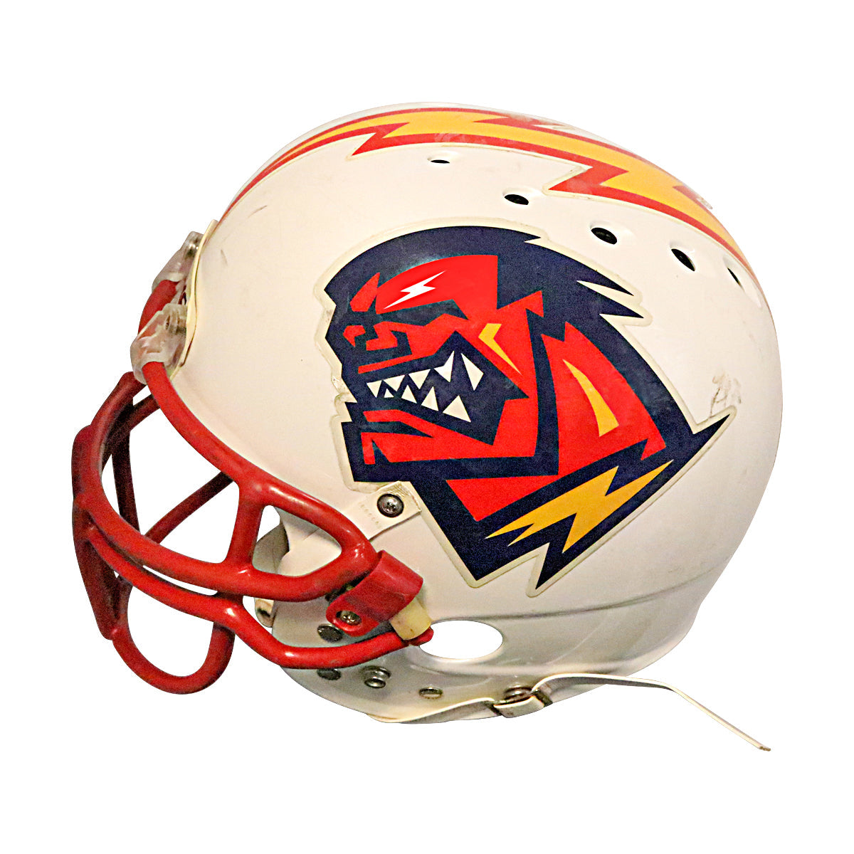 Terrance Huston Orlando Rage 2001 XFL Game Used Helmet