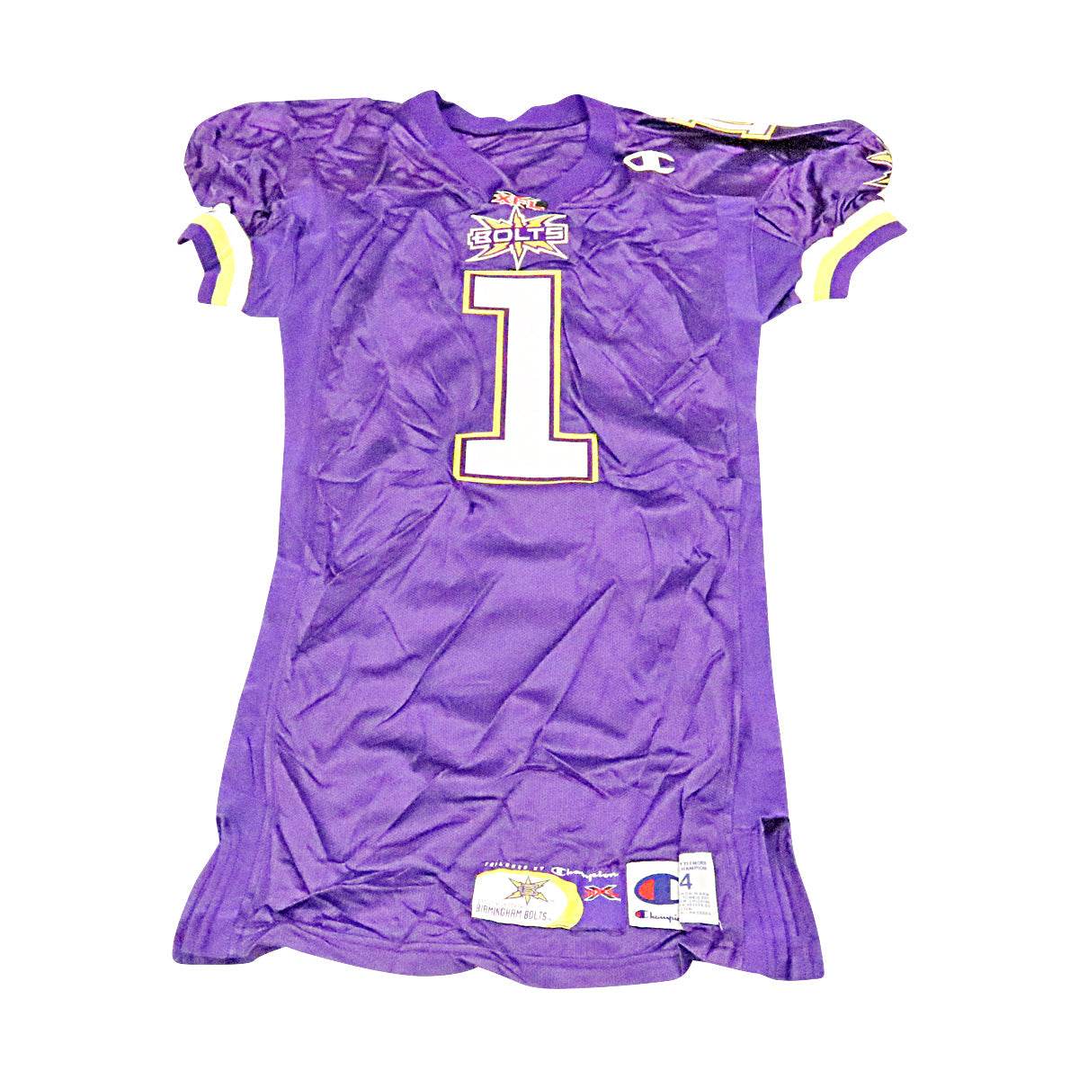Birmingham Thunderbolts 2001 #1 Team Issued Home Jersey Size 44 +2