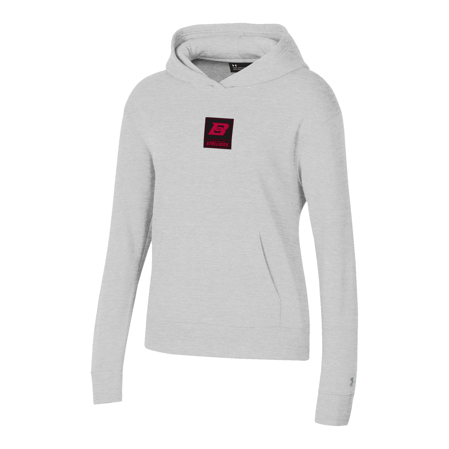 Under Armour Birmingham Stallions Women's Rival Fleece Sweatshirt In Grey - Front View