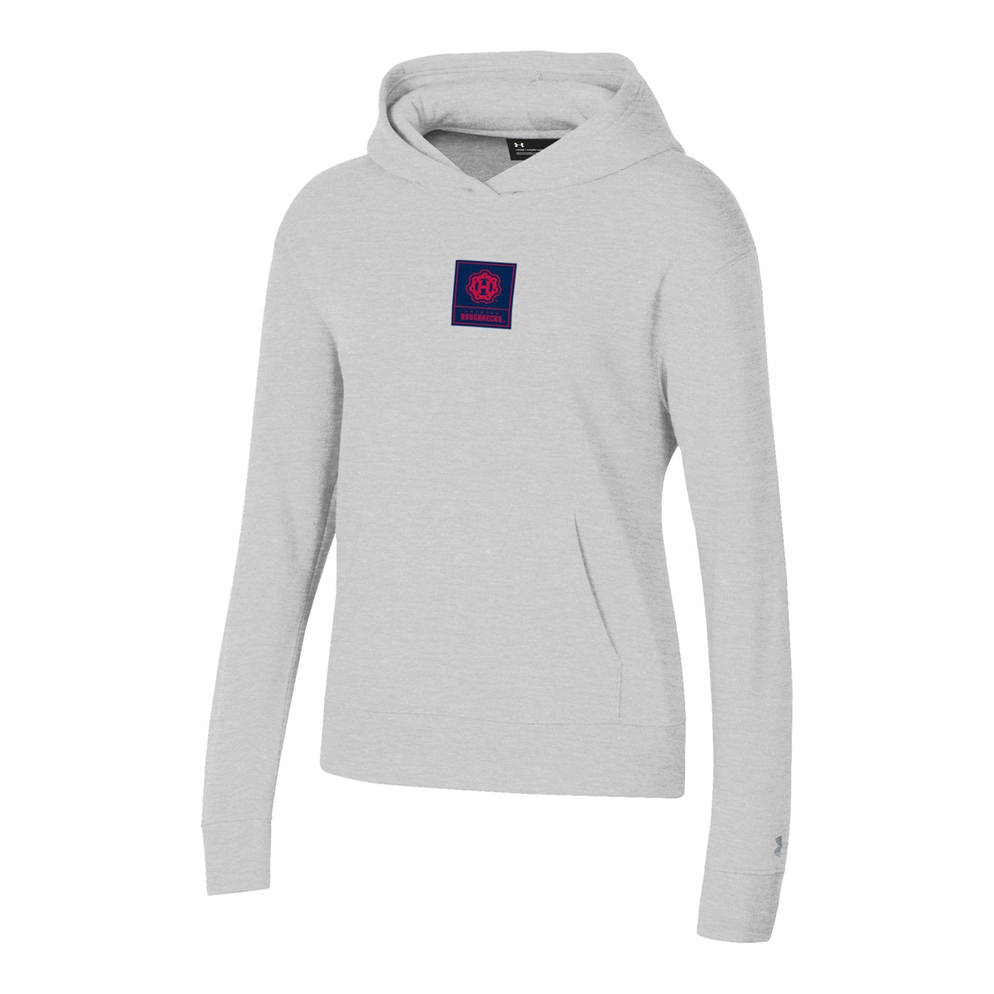 Under Armour Houston Roughnecks Women's Rival Fleece Sweatshirt In Grey - Front View