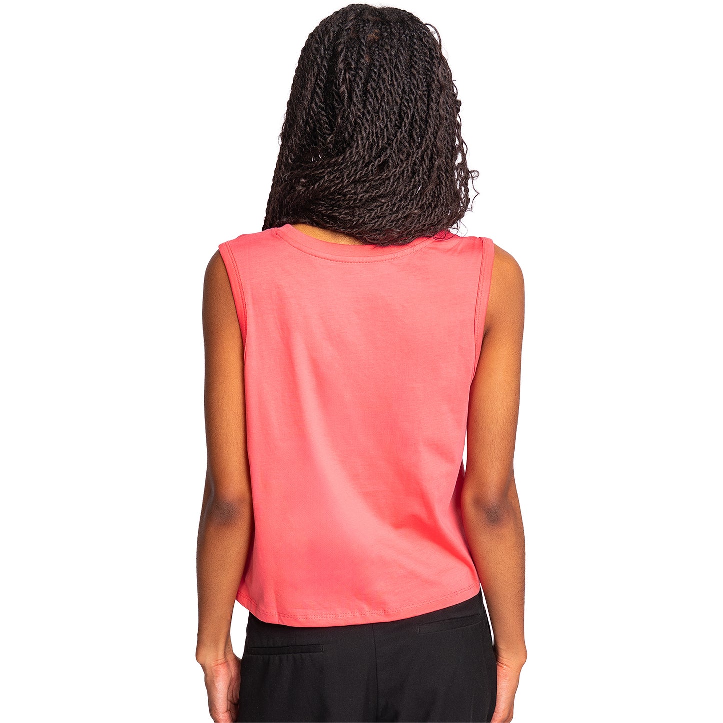 D.C. Defenders Lusso Women's Oversized Tank In Red - Back View