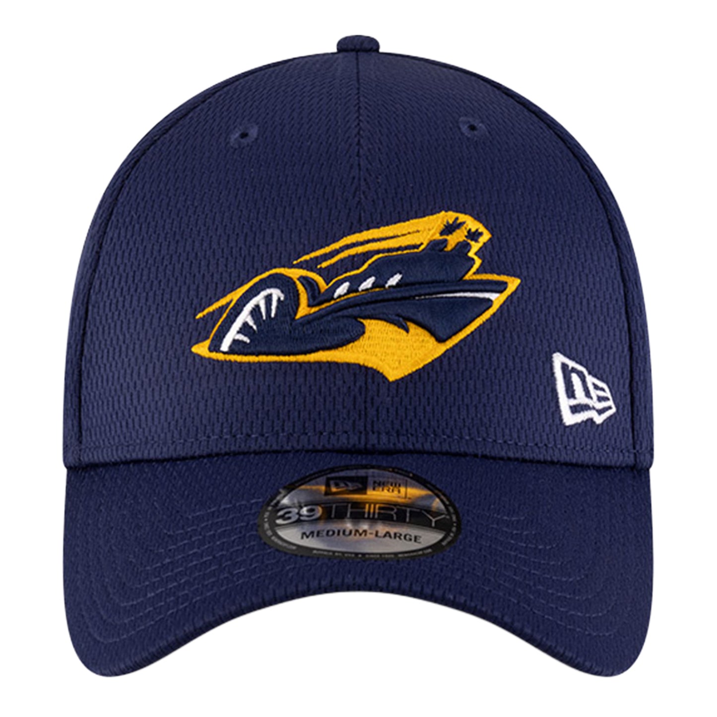 Memphis Showboats New Era Sideline 39THIRTY Hat - Blue - Front View