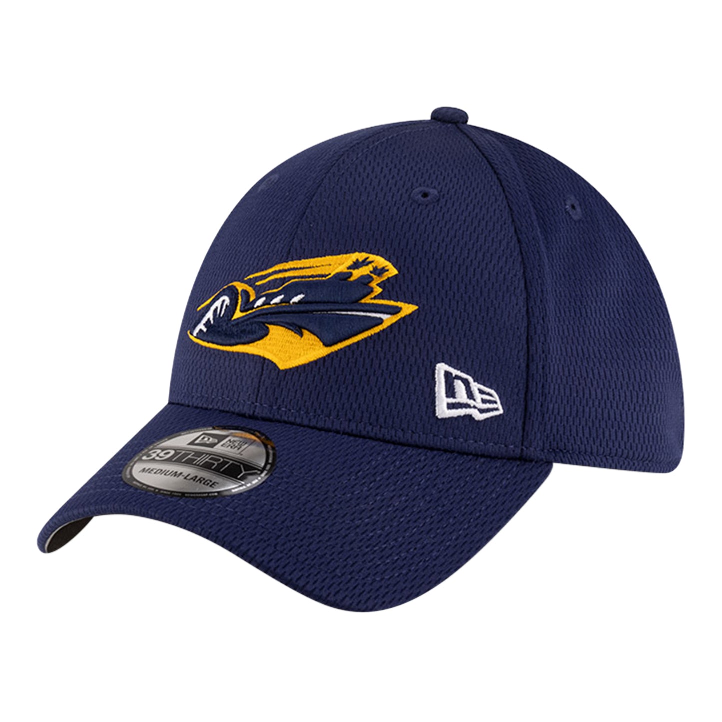 Memphis Showboats New Era Sideline 39THIRTY Hat - Blue - Angled Left Side View