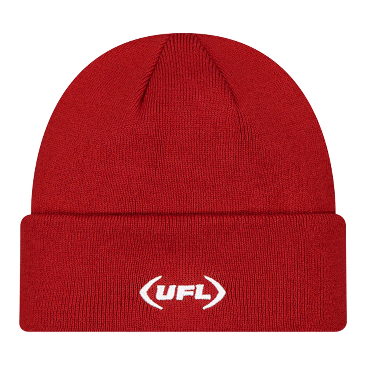 Birmingham Stallions New Era Sideline Knit Hat - Red - Back View