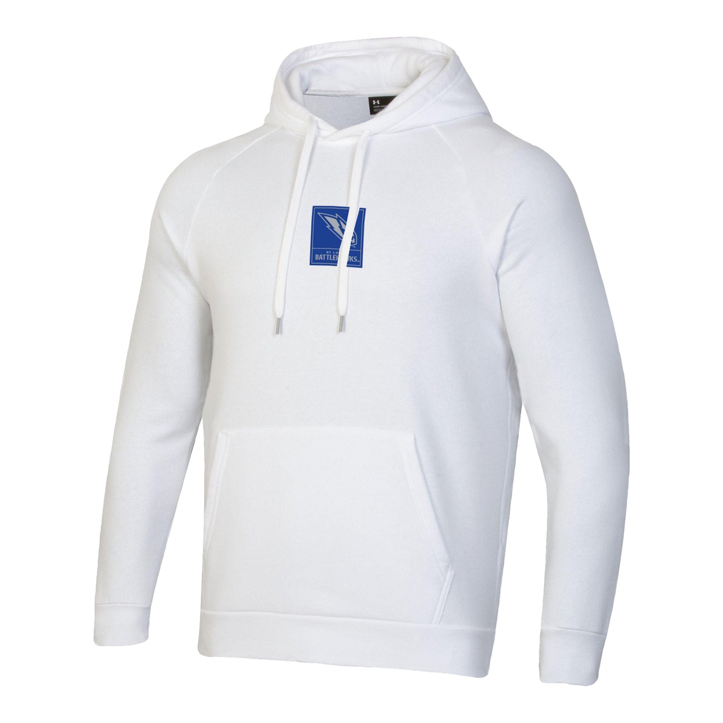 Under Armour St. Louis Battlehawks Rival Fleece Sweatshirt In White - Front View