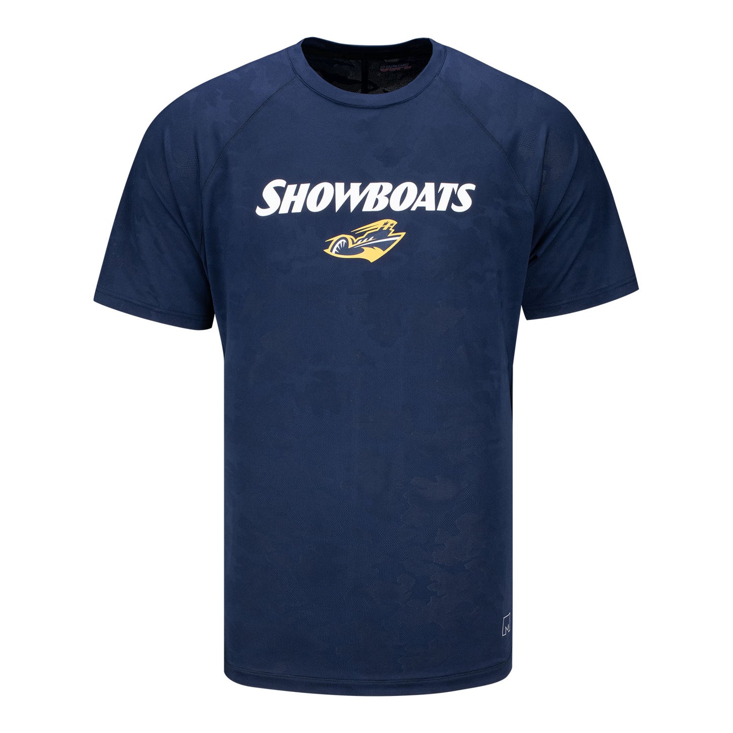 Memphis Showboats T-Shirt In Navy - Front View