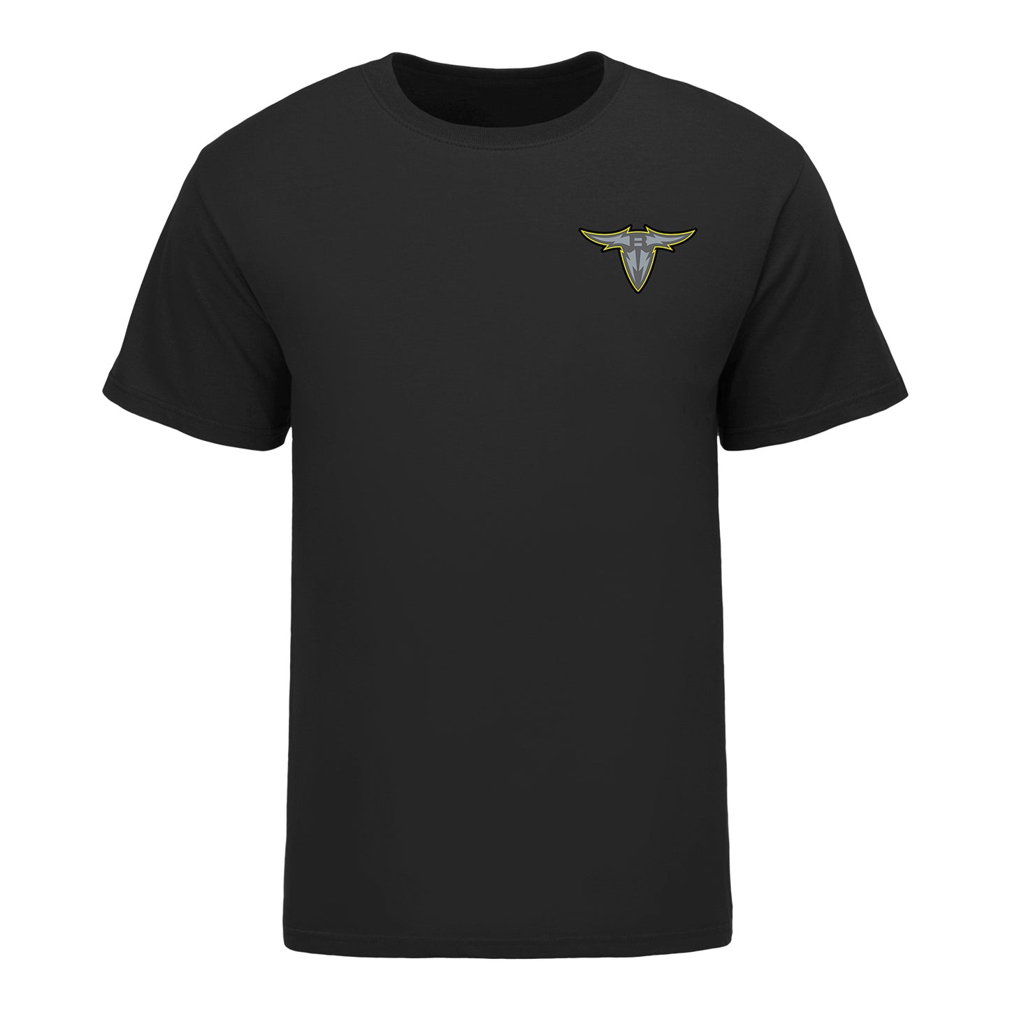 San Antonio Brahmas Fiesta Men's T-Shirt In Black - Front View
