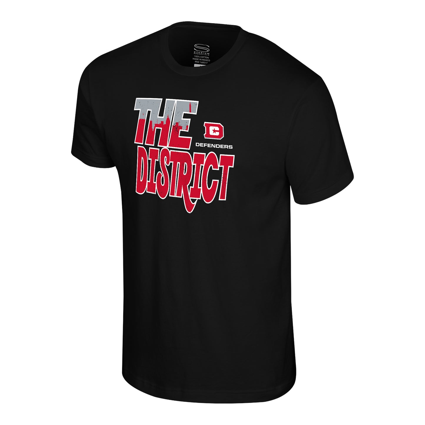 D.C. Defenders Hideaway T-Shirt In Black - Front View