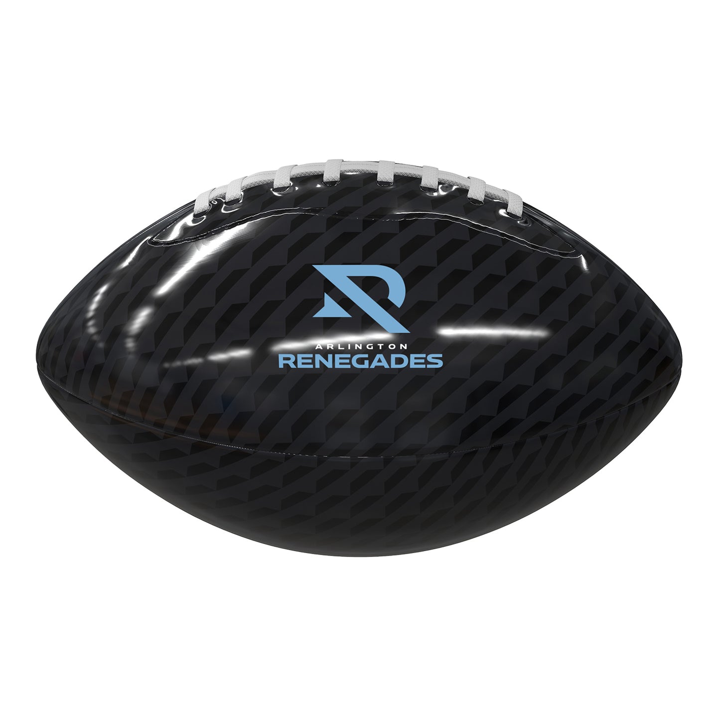 Arlington Renegades Mini Gloss Football - Front View