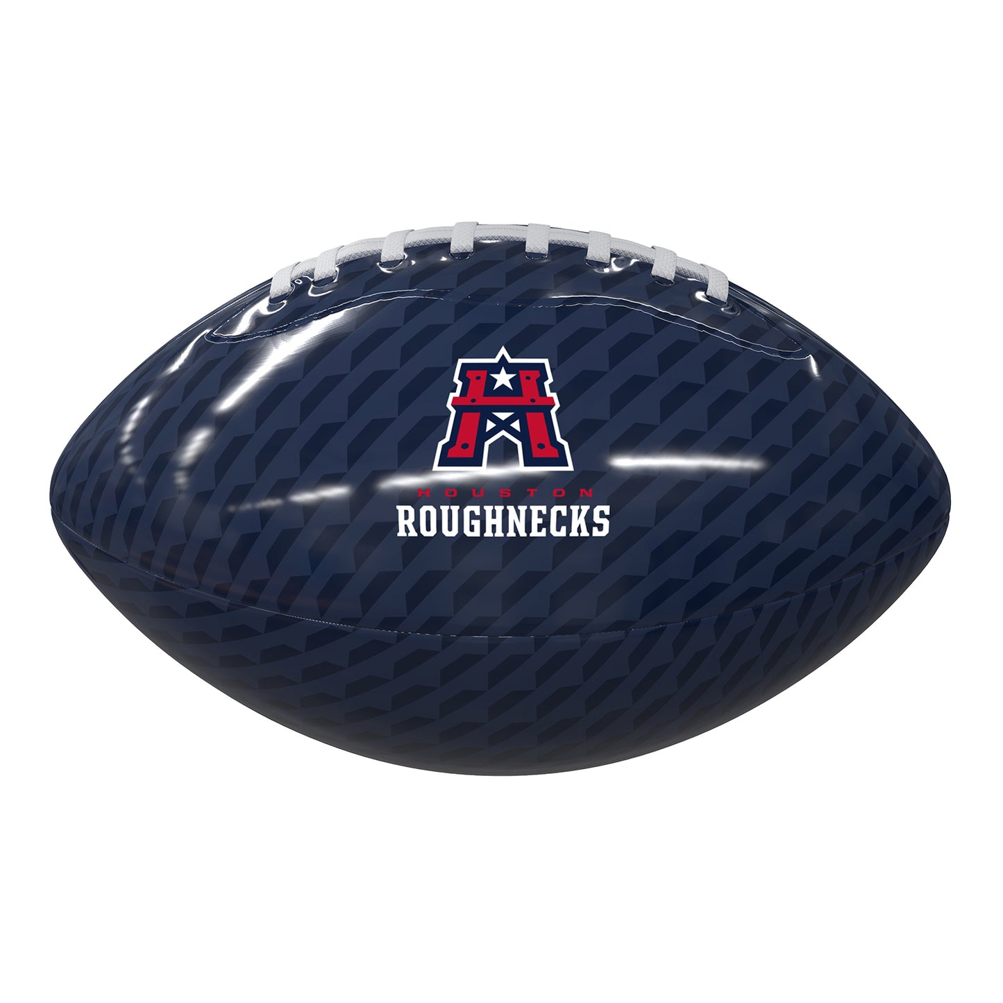 Houston Roughnecks Mini Gloss Football - Front View