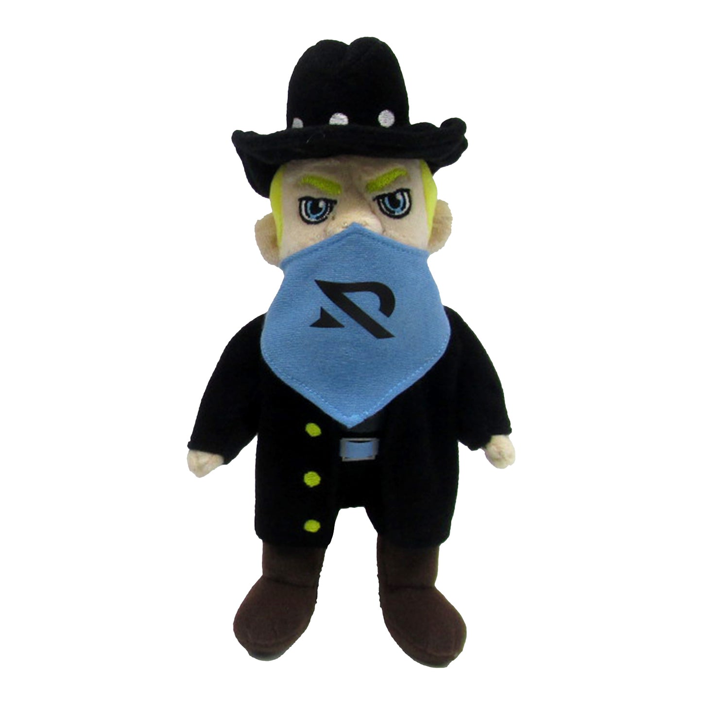 Arlington Renegades 8" Mascot Plush In Black - Front View
