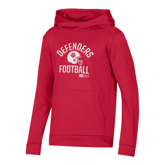 Under Armour D.C. Defenders Youth Sweatshirt In Red - Front View