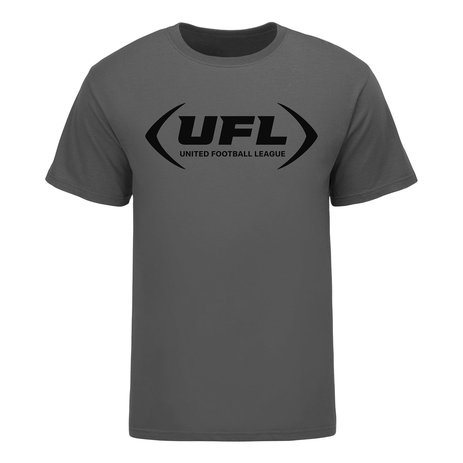 United Football League Primary Logo T-Shirt - Grey - Front View