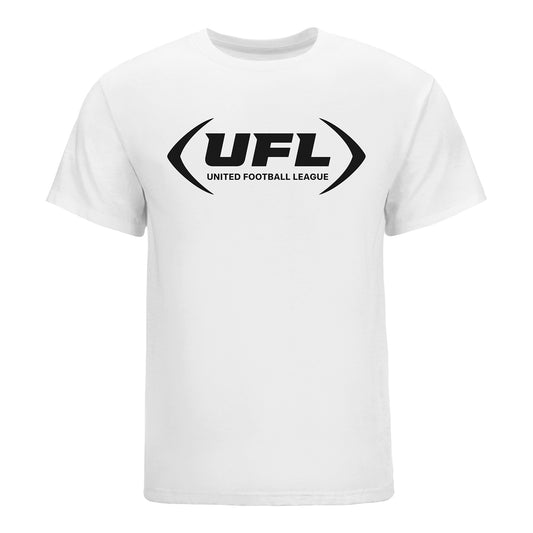 United Football League Primary Logo T-Shirt - White - Front View