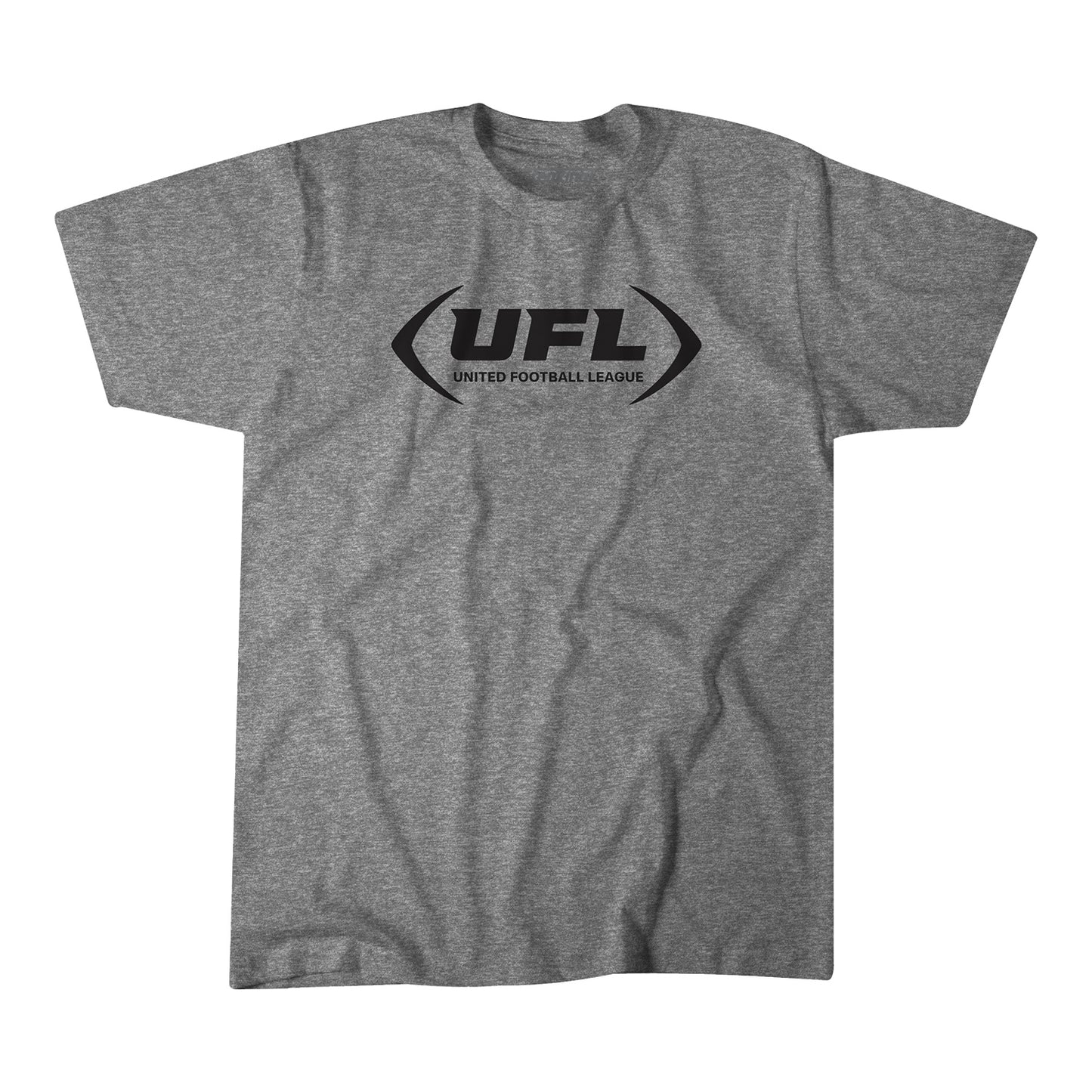 Breaking T UFL Logo T-Shirt In Grey - Front View