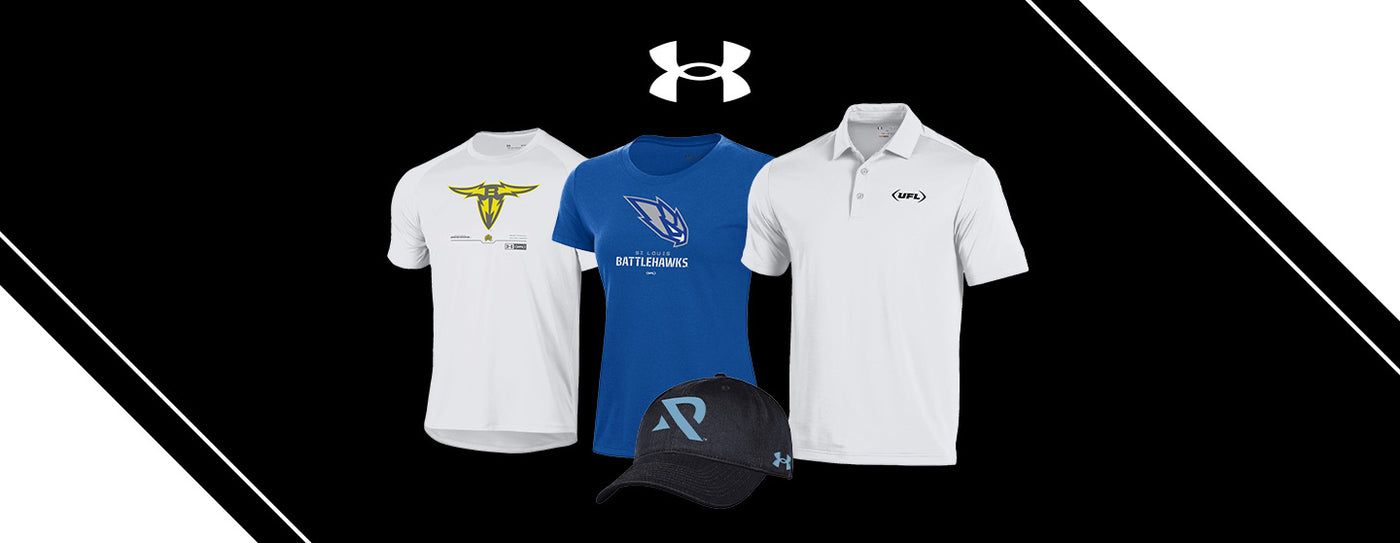 <p>Shop the official sideline collection of the UFL, brought to you by Under Armour.</p>