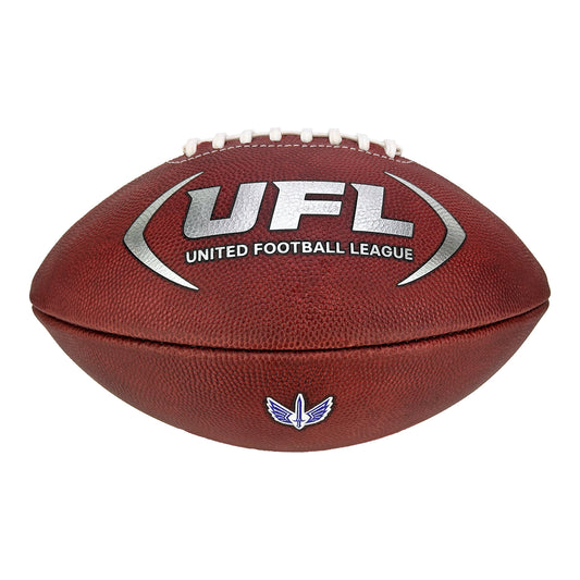 St. Louis Battlehawks Official UFL Game Football In Brown - Front View