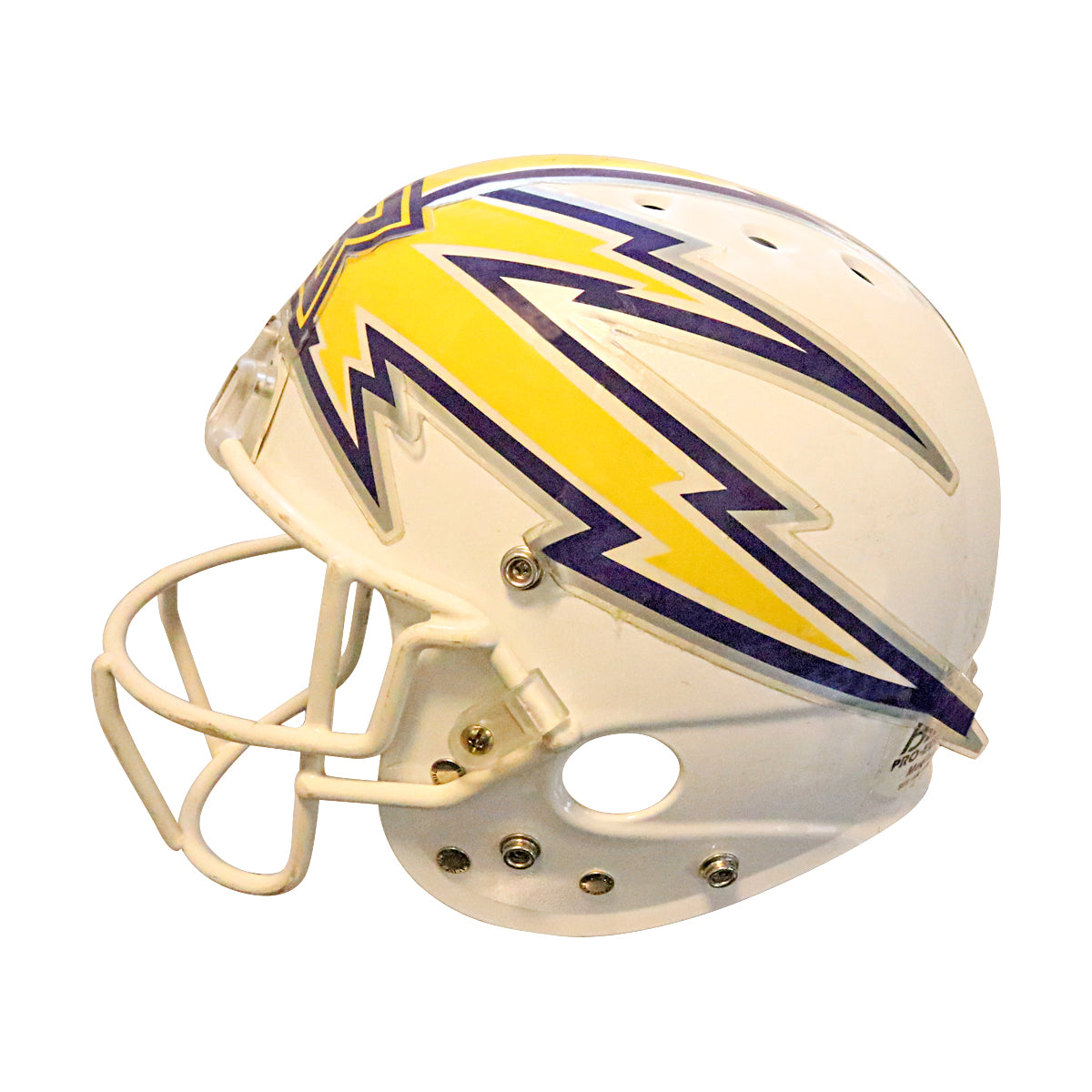 Birmingham Thunderbolts 2001 XFL Game Used Helmet Medium