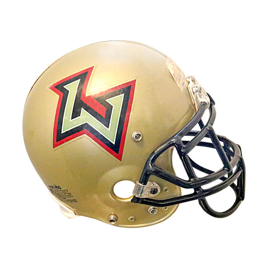 Jason Kaiser Las Vegas Outlaws 2001 XFL Game Used Helmet