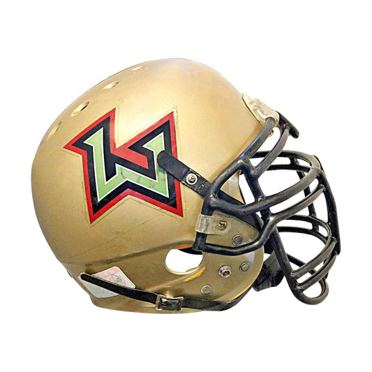 Carl Simpson Las Vegas Outlaws 2001 XFL Game Used Helmet