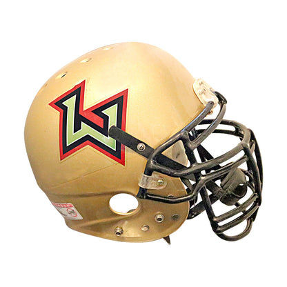 Tony Berti Las Vegas Outlaws 2001 XFL Game Used Helmet
