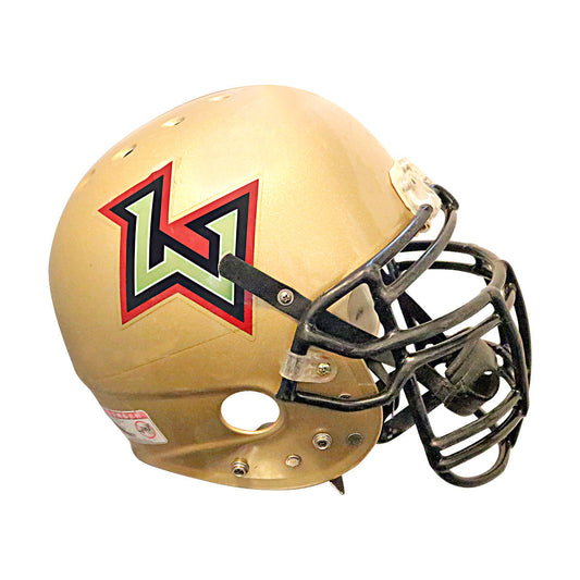 Tony Berti Las Vegas Outlaws 2001 XFL Game Used Helmet