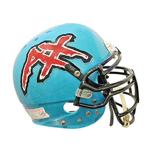 Paul Lacoste Memphis Maniax 2001 XFL Game Used Helmet