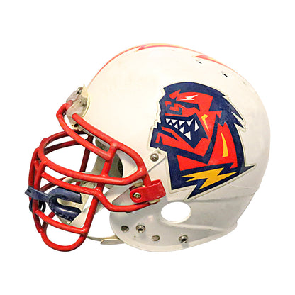 Mark Campbell Orlando Rage 2001 XFL Game Used Helmet