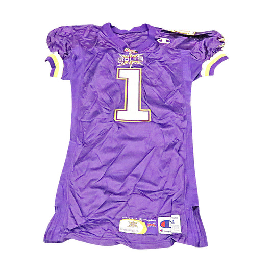 Birmingham Thunderbolts 2001 #1 Team Issued Home Jersey Size 44 +2