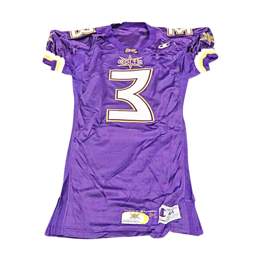 Birmingham Thunderbolts 2001 #3 Team Issued Home Jersey Size 44 +2