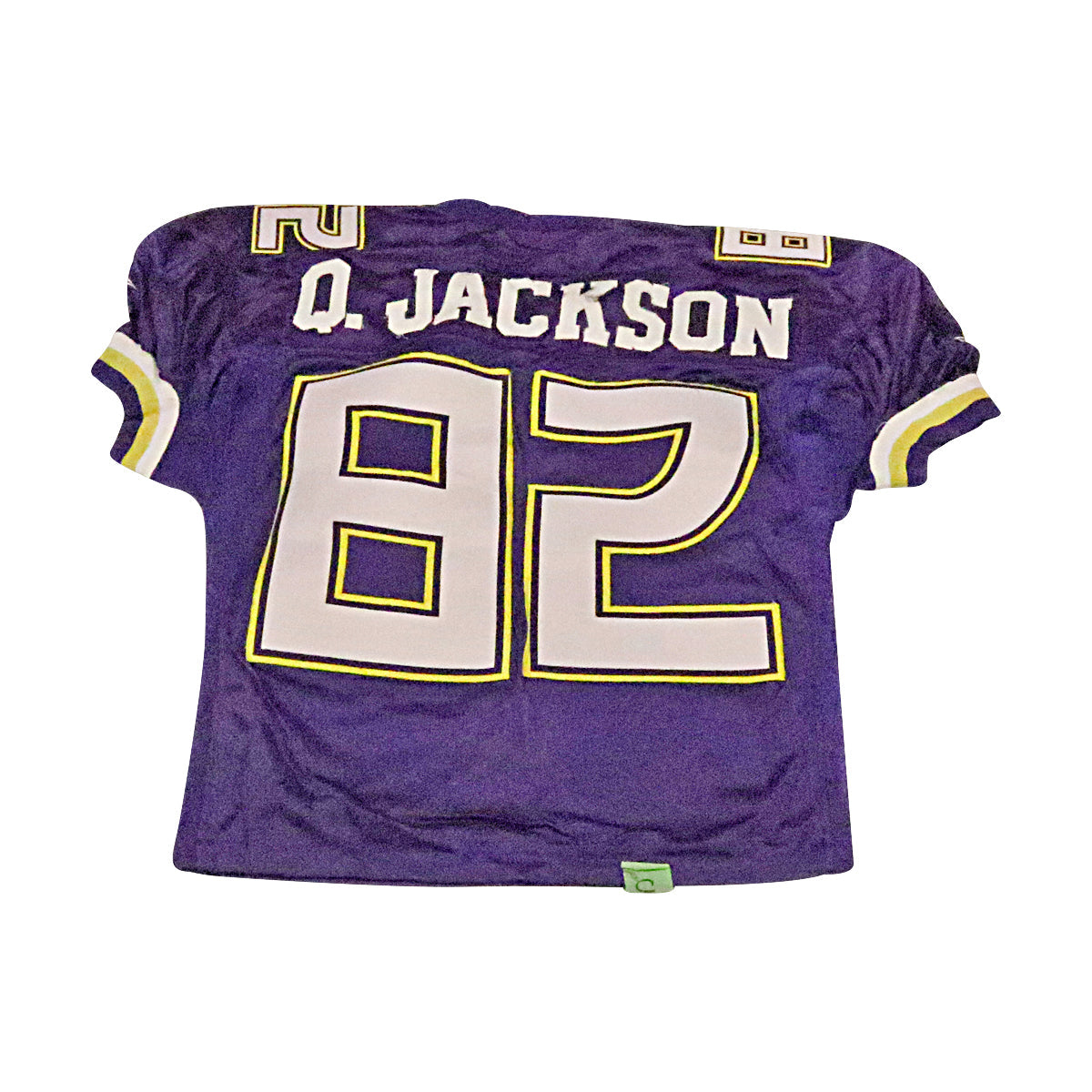 Quincy Jackson Birmingham Thunderbolts 2001 Game Used Home Jersey Size 52 Short